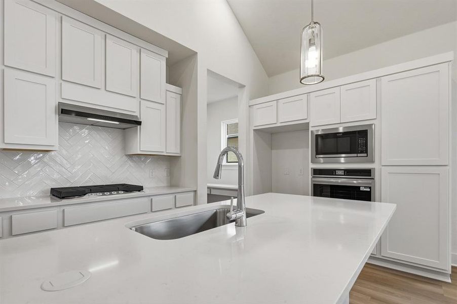 Furnished interior view inside a new home in Waterscape: 50ft. lots, Royse City (Image 7). Furnished interior view inside a new home in Waterscape: 50ft. lots, Royse City (Image 7).