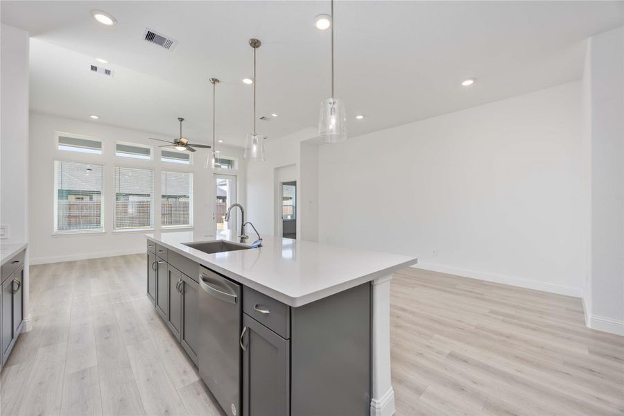 Furnished interior view inside a new home in Sienna, Missouri City (Image 5). Furnished interior view inside a new home in Sienna, Missouri City (Image 5).