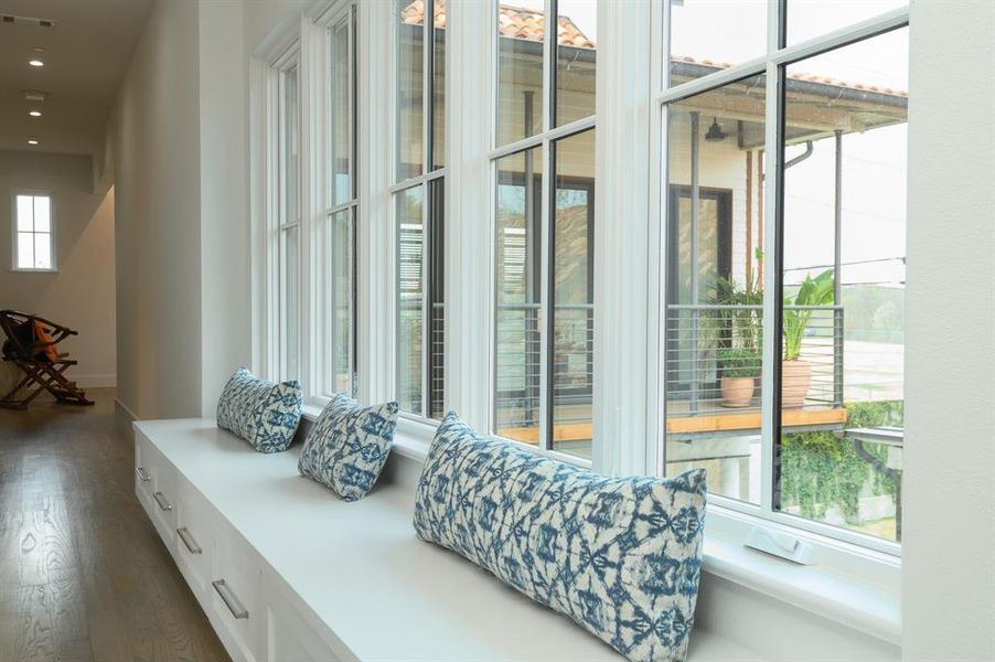 Furnished interior view inside a new home in , Dallas (Image 28).