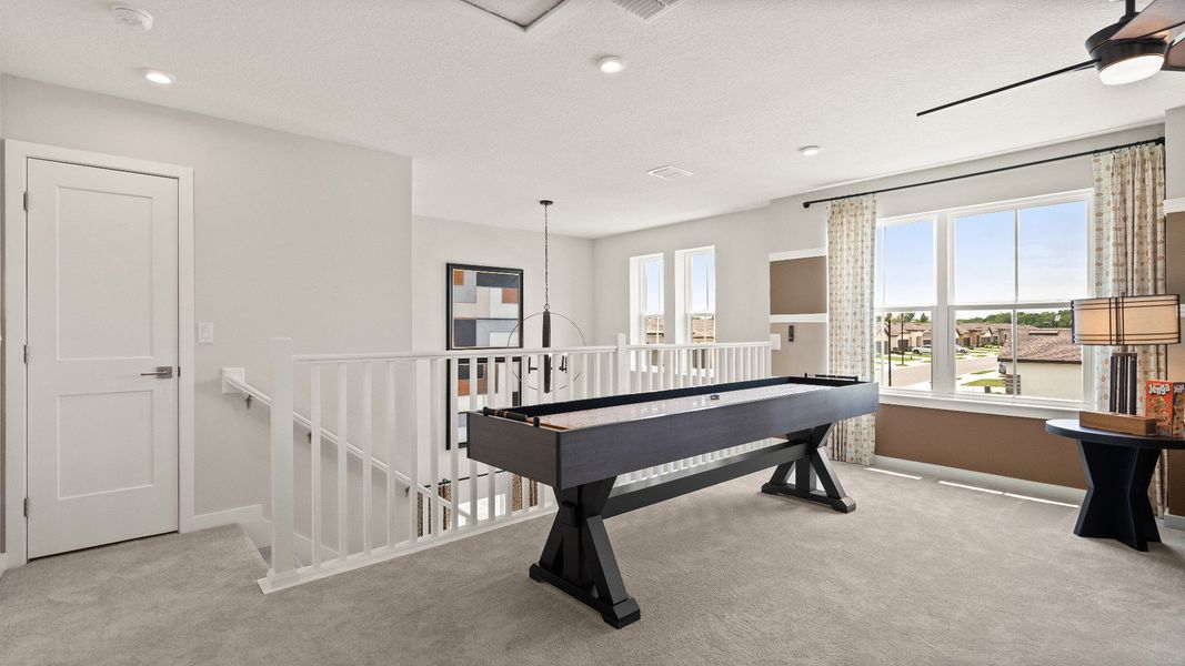 Representative furnished interior of a home built from the Jupiter by DRB Homes in Liberty Trace, Haines City (Image 30).