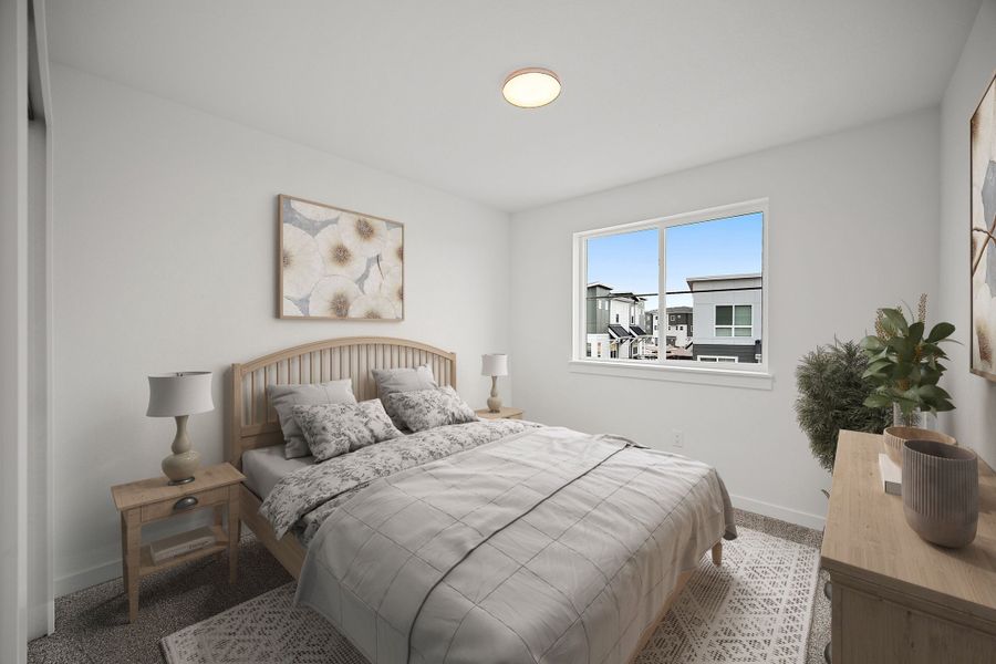 Representative furnished interior of a home built from the Willow by Lokal Homes in The Commons at Victory Ridge, Colorado Springs (Image 13).