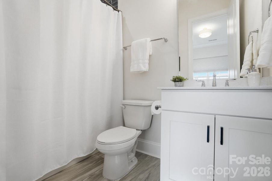 Furnished interior view inside a new home in , Belmont (Image 27).