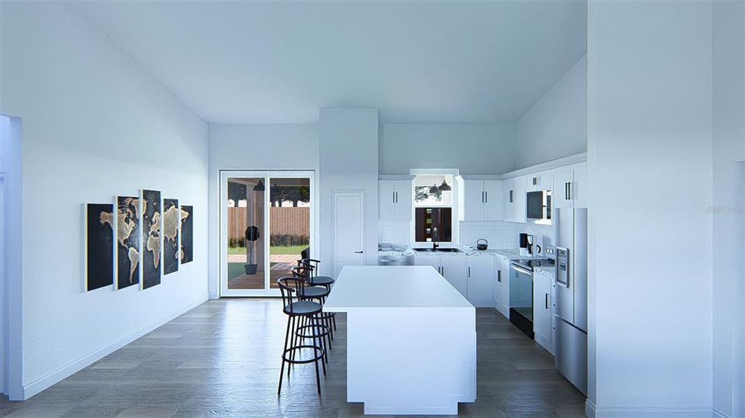 Furnished interior view inside a new home in , Citrus Springs (Image 7).