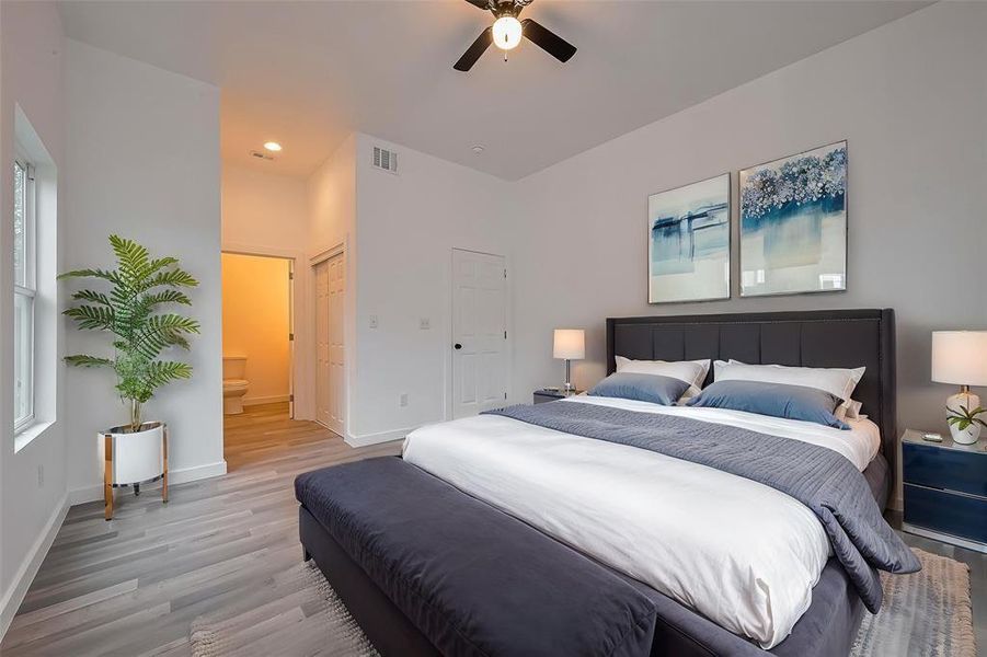 Furnished interior view inside a new home in , Houston (Image 12).