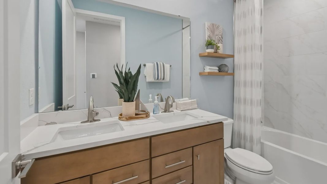 Furnished interior view inside a new home in Ardisia Park, New Smyrna Beach (Image 59).