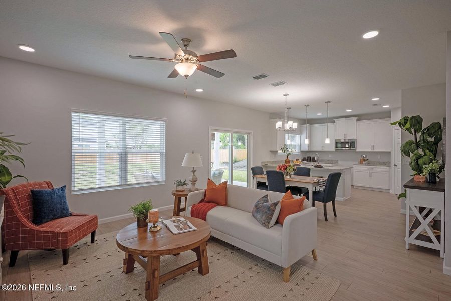 Furnished interior view inside a new home in , Jacksonville (Image 7).