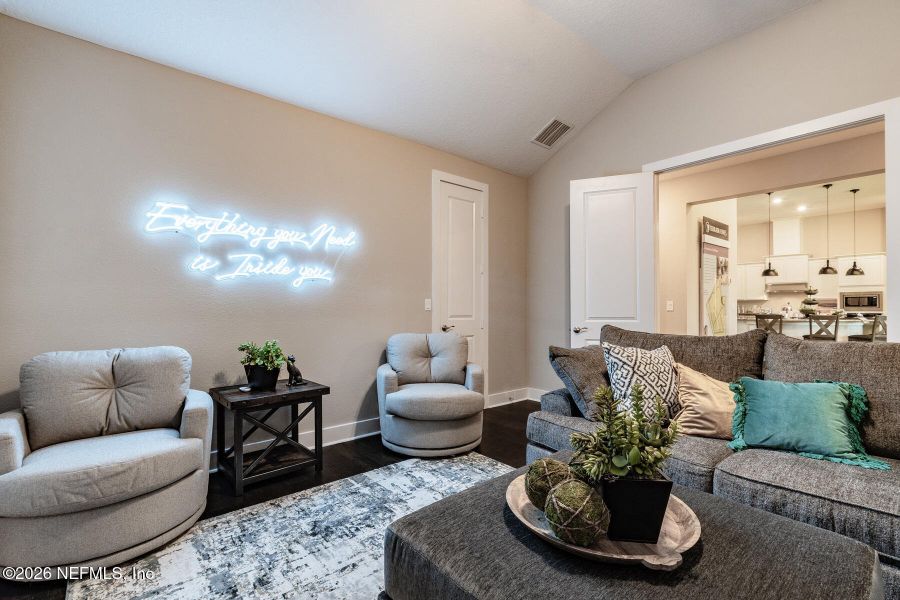 Furnished interior view inside a new home in , Hilliard (Image 28).