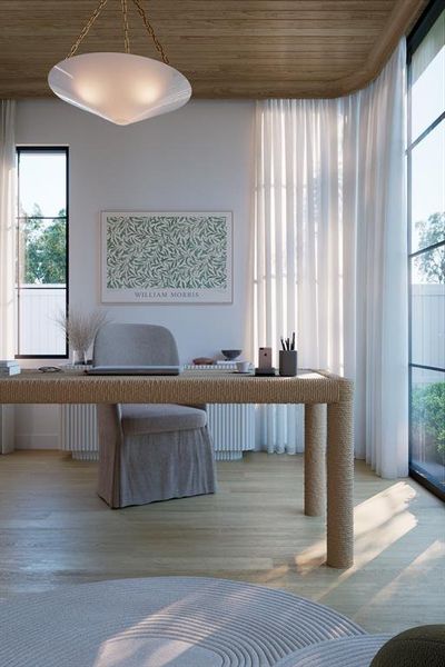 Furnished interior view inside a new home in , Dallas (Image 5).