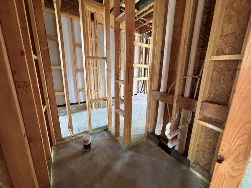 In-progress construction of a new home in Provence 70s, Austin, TX (Image 6). In-progress construction of a new home in Provence 70s, Austin, TX (Image 6).