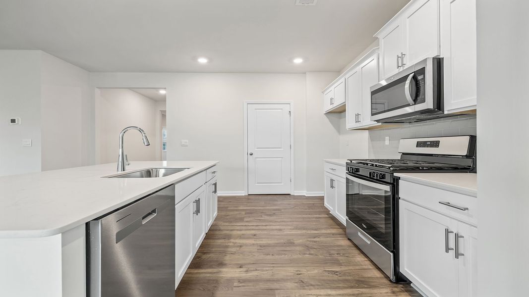 Furnished interior view inside a new home in Durbin Meadows Traditions, Fountain Inn (Image 7).