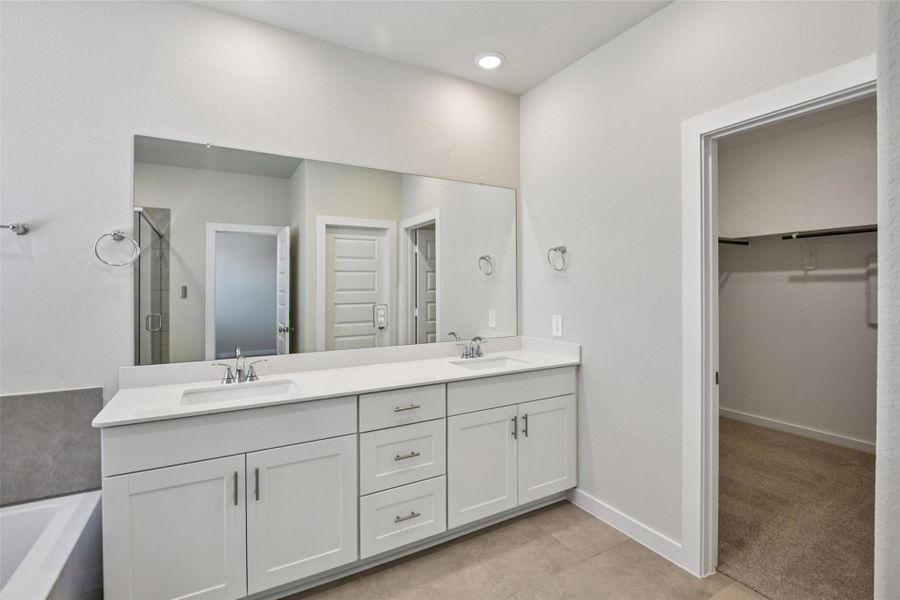 Furnished interior view inside a new home in Spring Brook Village - City Series, Houston (Image 12).