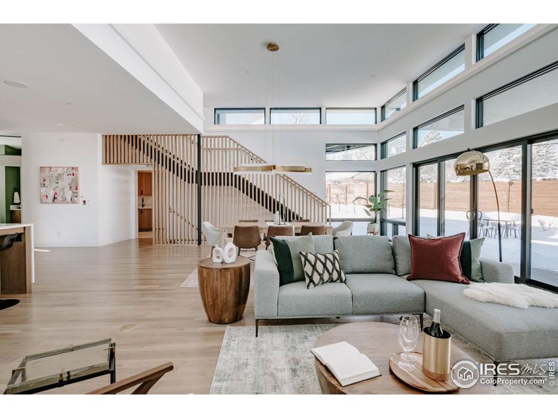 So. Many. Windows. Lots of natural light in this home without compromising privacy.