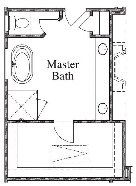 2D floor plan layout for the 2569 by Texas Homes in Pradera Ridge, Floresville, TX (Image 12).