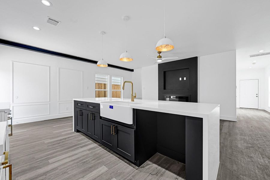 Furnished interior view inside a new home in , Houston (Image 12).