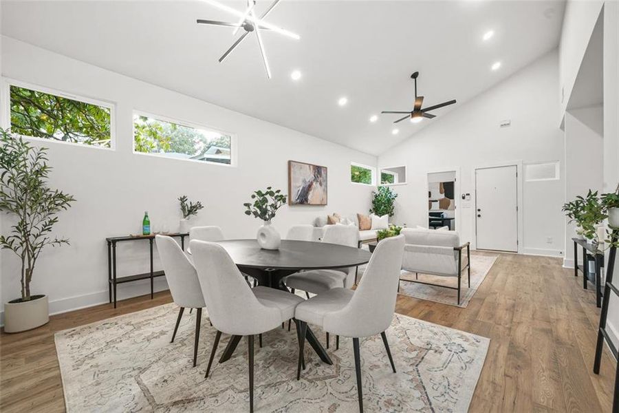 Furnished interior view inside a new home in , Atlanta (Image 37).