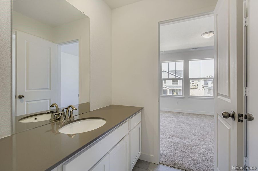Furnished interior view inside a new home in Riano Ridge, Loveland (Image 7).