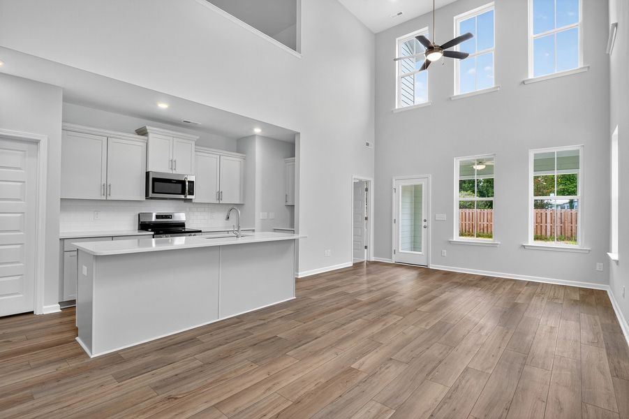 Furnished interior view inside a new home in Grand Park, Leland (Image 7).
