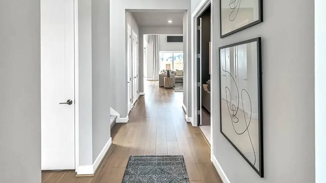 Furnished interior view inside a new home in Avalon at Cypress, Cypress (Image 6).