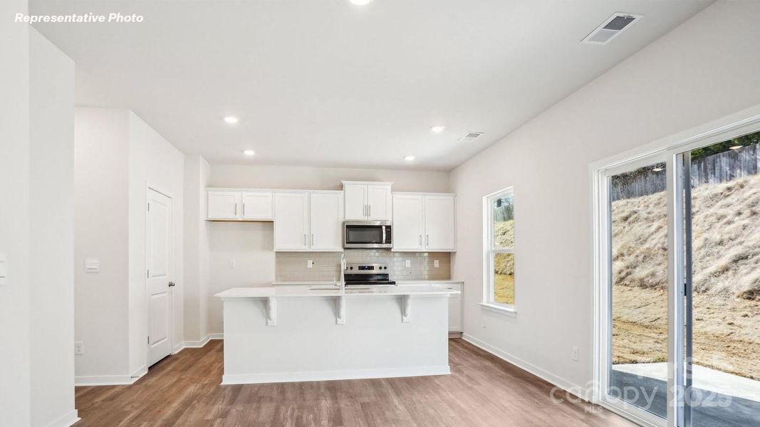 Furnished interior view inside a new home in Reedy Creek Preserve, Charlotte (Image 4).