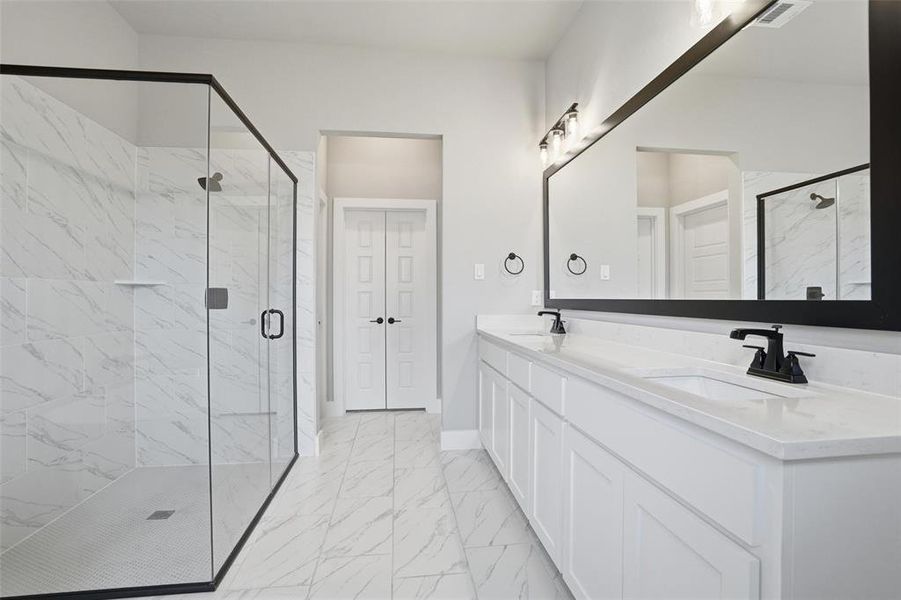 Furnished interior view inside a new home in Whispering Winds, Springtown (Image 8).