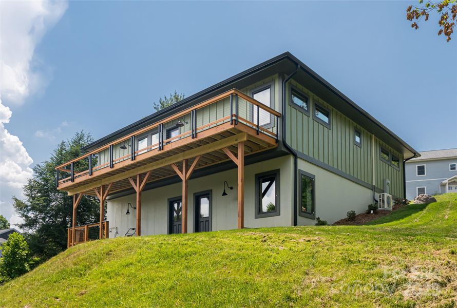 Front exterior of a new home in , Weaverville, NC, highlighting curb appeal (Image 21).