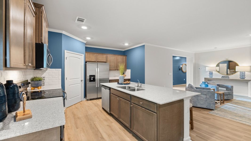Representative furnished interior of a home built from the SUDBURY 24' TOWNHOME by D.R. Horton in Falcon Landing Townhomes, Gainesville (Image 10).