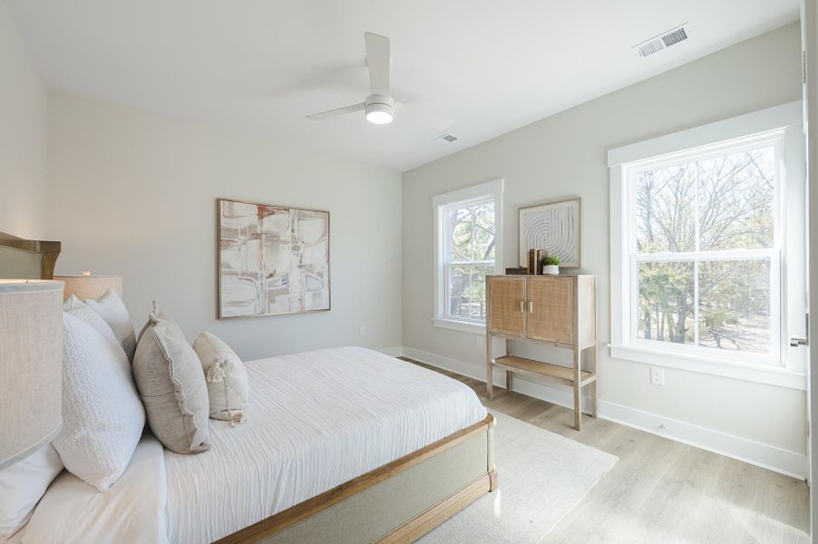 Furnished interior view inside a new home in Ferryboat Landing, Charleston (Image 13).