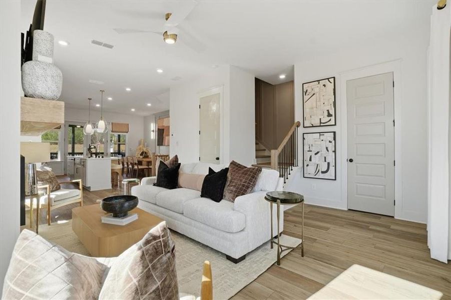 Furnished interior view inside a new home in Barrett Pointe, Kennesaw (Image 11).