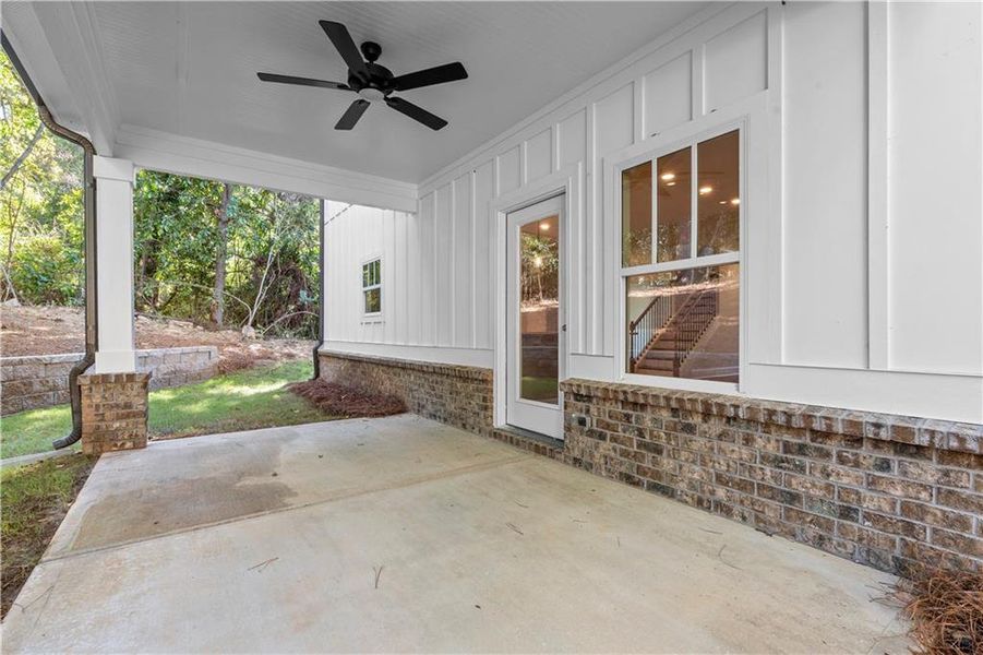 Exterior details and patio area of a home in , Covington (Image 24). Exterior details and patio area of a home in , Covington (Image 24).