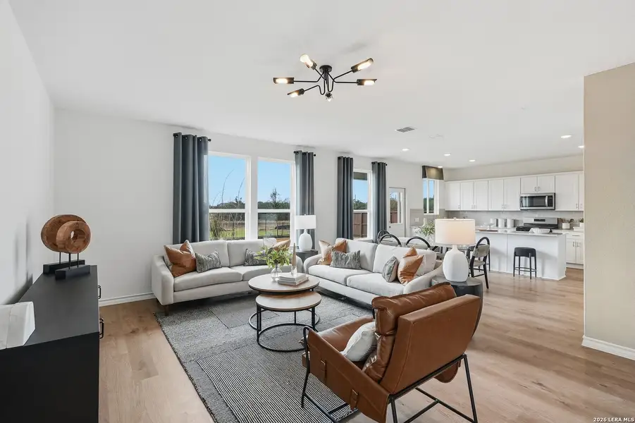 Furnished interior view inside a new home in Horizon Ridge, San Antonio (Image 27).