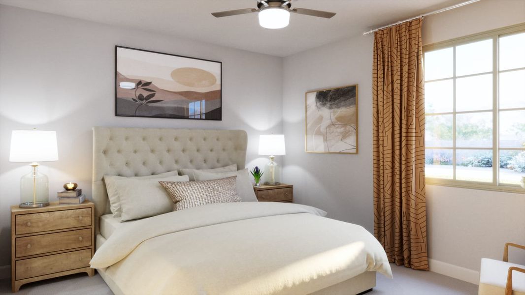 Primary Bedroom | Cielo | Mira Vista at Victory in Buckeye, AZ by Landsea Homes