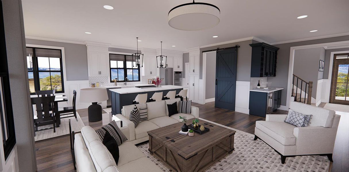 Furnished interior view inside a new home in , Lake Worth (Image 44).