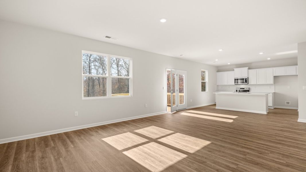 Spacious, unfurnished interior of a new home in The Reserve at Calcutta, Stockbridge (Image 14).