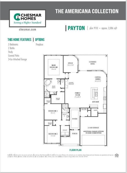 2D floor plan layout of this home in The Highlands, Porter, TX (Image 3). 2D floor plan layout of this home in The Highlands, Porter, TX (Image 3).