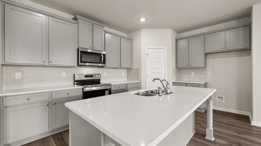 Furnished interior view inside a new home in Brookland Commons, Monroe (Image 3).