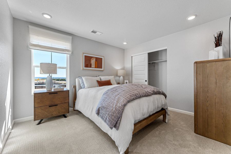 Representative furnished interior of a home built from the Fairmount | A Multi-Gen Home by Taylor Morrison in Macanta City Collection, Castle Rock (Image 44).