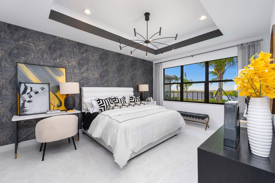 Representative furnished interior of a home built from the Palazzo by GL Homes in Valencia Parc at Riverland, Port St. Lucie (Image 19).