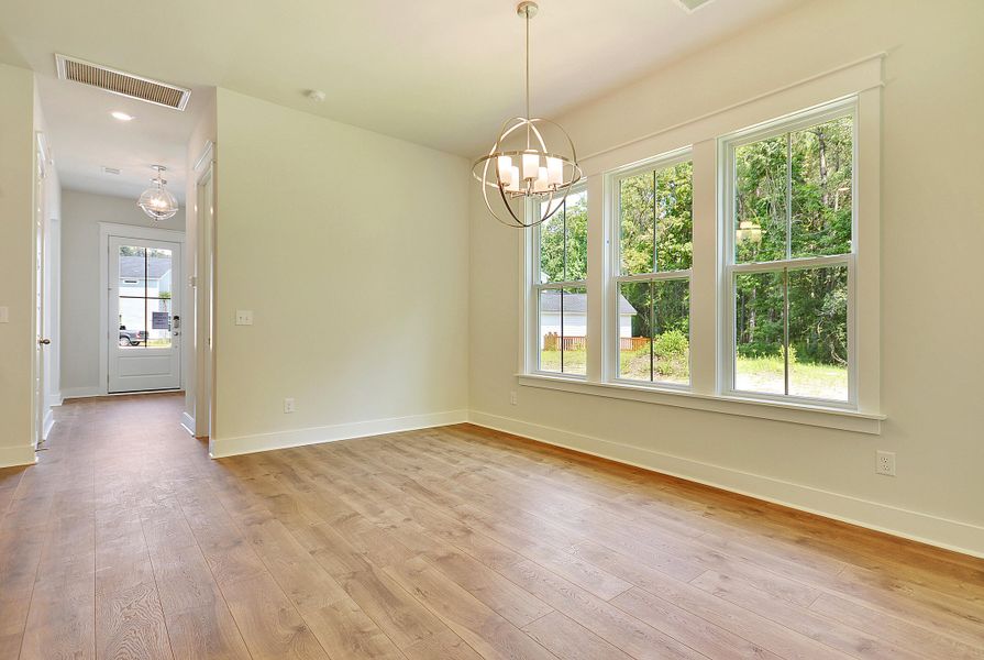 Spacious, unfurnished interior of a new home in Heron's Walk at Summers Corner: Row Collection, Summerville (Image 14). Spacious, unfurnished interior of a new home in Heron's Walk at Summers Corner: Row Collection, Summerville (Image 14).