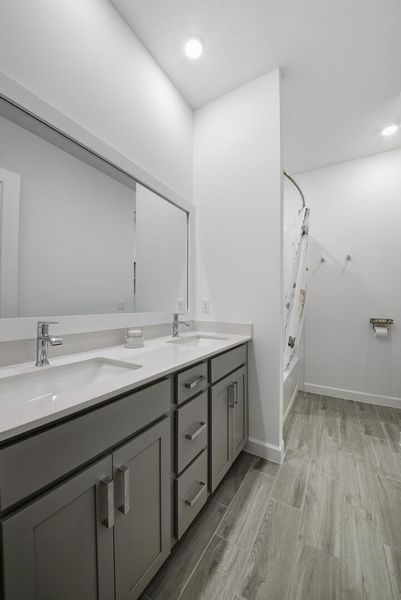 Furnished interior view inside a new home in Arden: The Waterford Collection, Loxahatchee (Image 42).