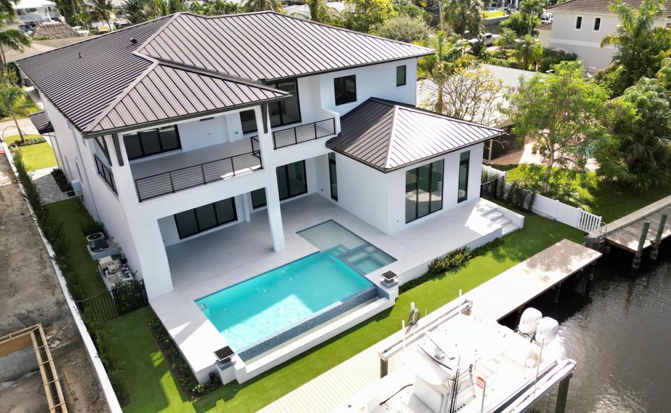 Exterior details and patio area of a home in , Palm Beach Gardens (Image 40).