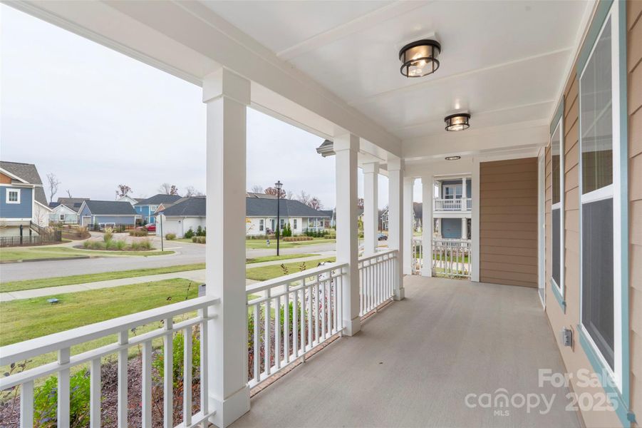 Exterior details and patio area of a home in Riverwalk, Rock Hill (Image 24).