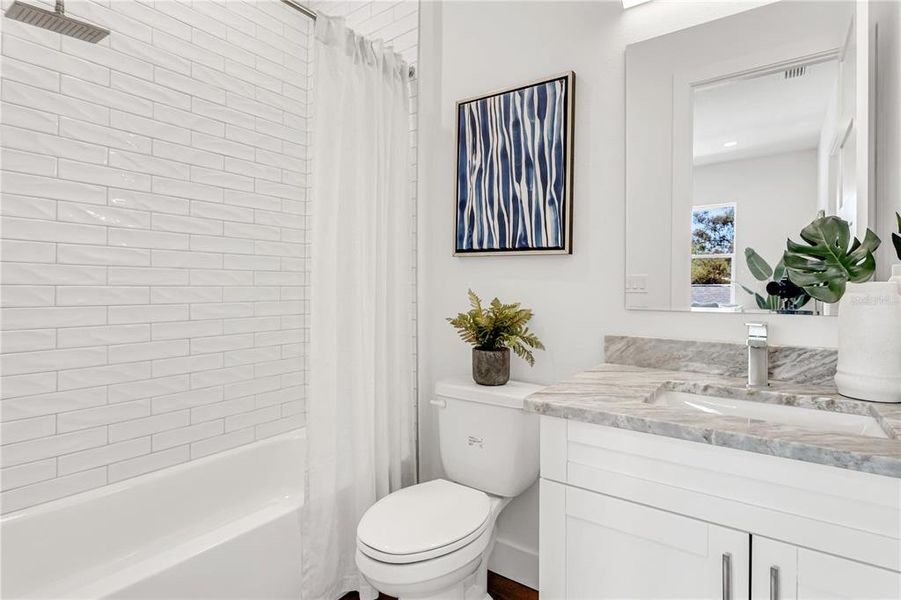 Furnished interior view inside a new home in , Tampa (Image 34).