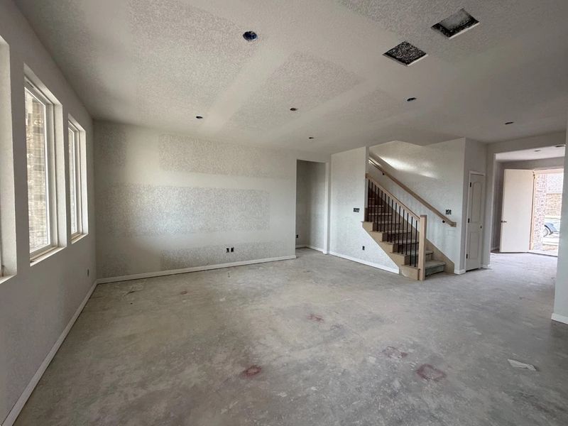 In-progress construction of a new home in Berry Creek Highlands, Georgetown, TX (Image 10).