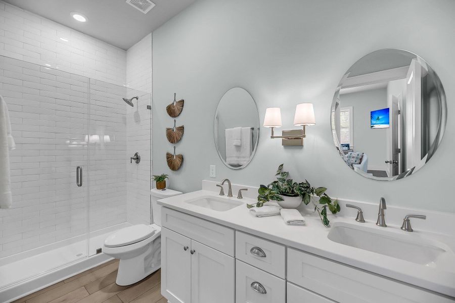 Furnished interior view inside a new home in , Johns Island (Image 17).