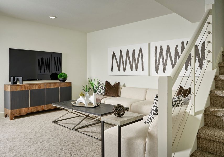 Furnished interior view inside a new home in Sugar Mill Village, Longmont (Image 26). Furnished interior view inside a new home in Sugar Mill Village, Longmont (Image 26).