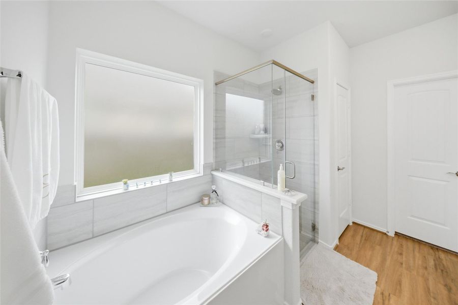 Furnished interior view inside a new home in Sierra Vista, Iowa Colony (Image 34).