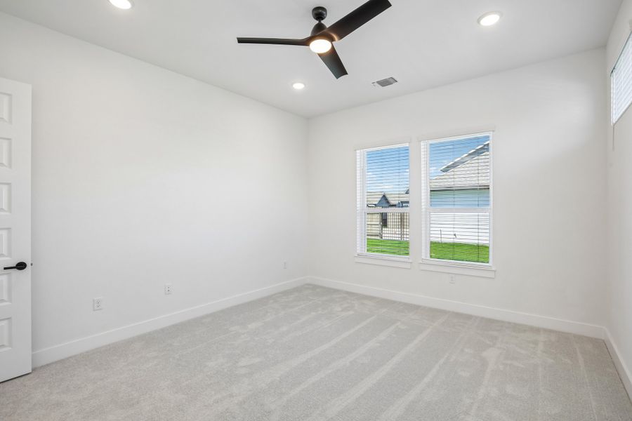 Spacious, unfurnished interior of a new home in Easton Park, Austin (Image 36). Spacious, unfurnished interior of a new home in Easton Park, Austin (Image 36).