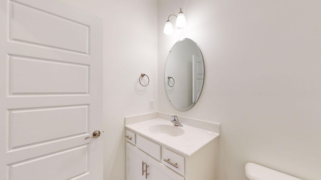 Representative furnished interior of a home built from the Yorkshire A by JC Jackson Homes,LLC in Heritage Pointe, Newport (Image 13).