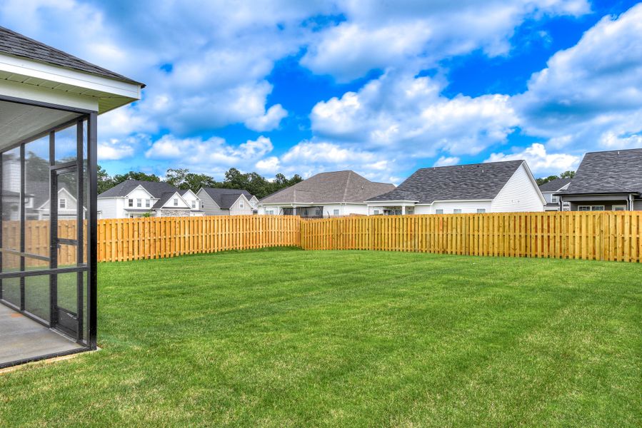 Exterior details and patio area of a home in The Sanctuary, Aiken (Image 23). Exterior details and patio area of a home in The Sanctuary, Aiken (Image 23).