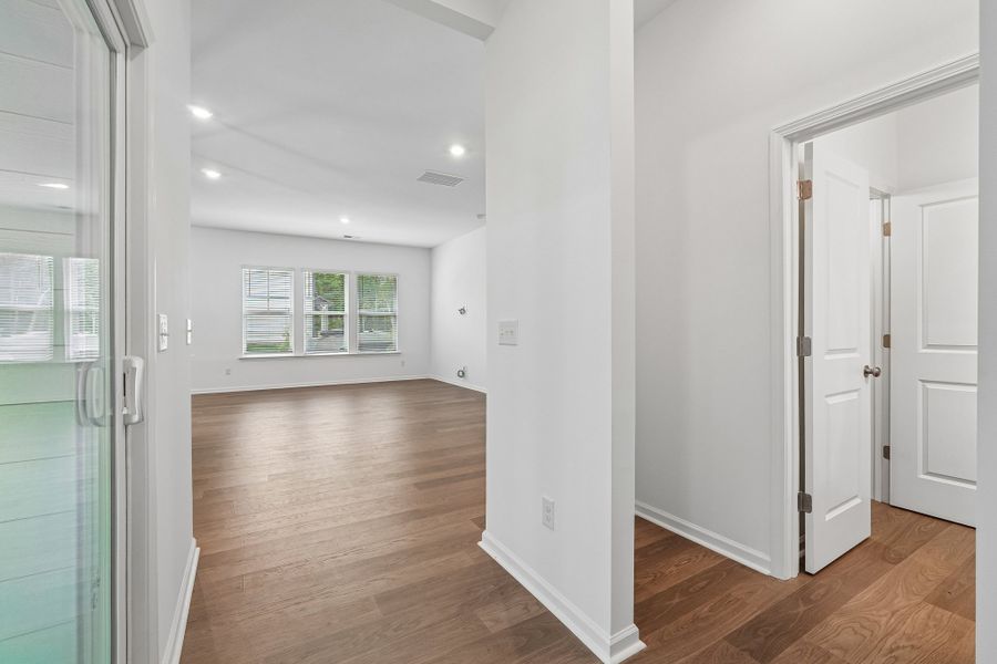 Spacious, unfurnished interior of a new home in Terraces at the Exchange, Indian Land (Image 26).